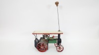 STEAM TRACTION ENGINE: A Mamod steam traction engine live steam model, model no 1313