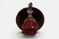 FIRE ALARM: A possible circa 1970s Grinnell fire alarm assembly, gong diameter 41cm - 2