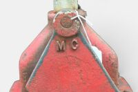FIRE ALARM: A possible circa 1970s Grinnell fire alarm assembly, gong diameter 41cm - 3