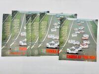 GROUP C: Six copies of 'Three at the Top', a Porsche 956 Le Mans victory brochure together with an event program for the 1988 Lucas Supersprint, the Autosport Le Mans Yearbook 1988 and a group of photos including three in frames [Location: Sydney] - 2