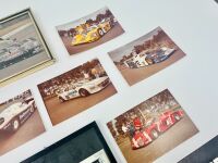 GROUP C: Six copies of 'Three at the Top', a Porsche 956 Le Mans victory brochure together with an event program for the 1988 Lucas Supersprint, the Autosport Le Mans Yearbook 1988 and a group of photos including three in frames [Location: Sydney] - 5
