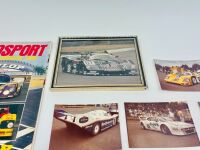 GROUP C: Six copies of 'Three at the Top', a Porsche 956 Le Mans victory brochure together with an event program for the 1988 Lucas Supersprint, the Autosport Le Mans Yearbook 1988 and a group of photos including three in frames [Location: Sydney] - 8