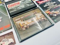 GROUP C: Six copies of 'Three at the Top', a Porsche 956 Le Mans victory brochure together with an event program for the 1988 Lucas Supersprint, the Autosport Le Mans Yearbook 1988 and a group of photos including three in frames [Location: Sydney] - 9