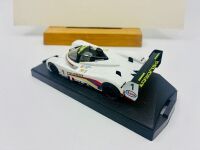 PEUGEOT: A 1:43 scale model by Vitesse of the Peugeot 905 with display case together with a print mounted on card [Location: Sydney] - 4