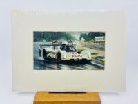 PEUGEOT: A 1:43 scale model by Vitesse of the Peugeot 905 with display case together with a print mounted on card [Location: Sydney] - 6