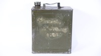 MILITARY CONTAINERS: Three military containers/tins, including rare WW2 period Vickers machine gun oil tin - 3