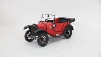 AUSTIN SEVEN: A Retro Delights modern metal Austin Seven Chummy (RD126) ornamental model, length 30cm - 5