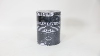 HARLEY-DAVIDSON: A group of five Harley-Davidson modern metal tins, containers and one sign together with one Route 66 Motor Oil tin - 5