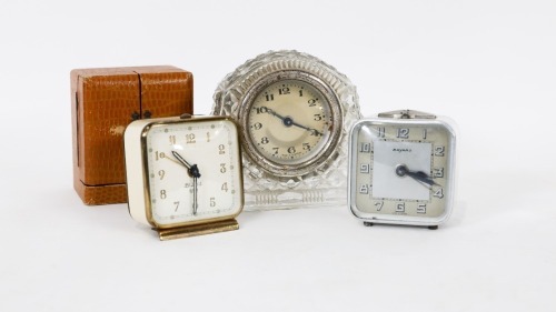 CLOCKS: Three small clocks