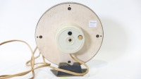 METAMEC CLOCK: A c1960s Metamec (Britain) electric powered shelf clock, diameter 18cm overall - 2