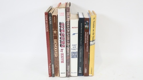 GUNS: A collection of 9 books relating to guns, some covering weapon history & revolvers in particular