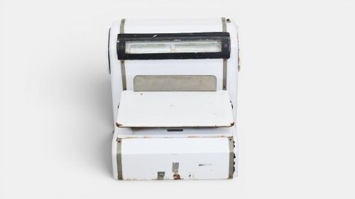 COMMERCIAL SCALES: A c1960s Pioneer (Australia) deli / butchers commercial food scale unit, 47cm high, 44cm wide, 57cm deep