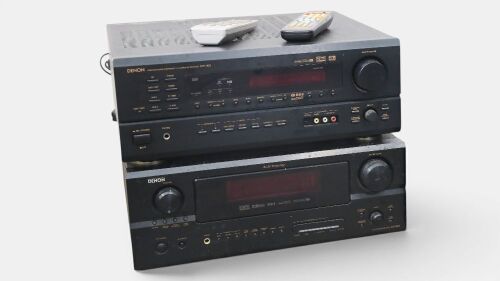DENON: Two Denon AV Sound Receiver units, including model no.AVR-1802 & AVR-2805