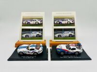 DODGE VIPER: Two 1:43 scale models by Universal Hobbies of the Dodge Viper GTS-R with two Chamberlain Motorsport flyers [Location: Sydney]