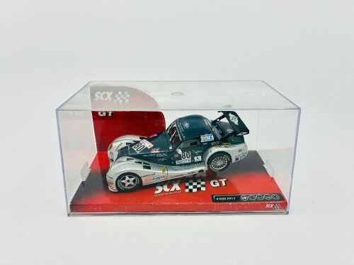 161 · MORGAN: A 1:32 scale Morgan Aero 8 slot car by SCX with original display case [Location: Sydney]