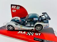 MORGAN: A 1:32 scale Morgan Aero 8 slot car by SCX with original display case [Location: Sydney] - 4
