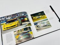 CORVETTE C6R: A 1:32 scale Corvette C6R slot car by Scalextric together with a 1:64 scale Corvette C6R model by Jada/Bigtime Muscle and a hardcover book 'Modern GT Racing' by Dave Friedman [Location: Sydney] - 8