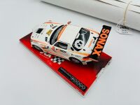 MERCEDES-BENZ: A 1:32 scale slot car of the SLS AMG by SCX with original packaging, together with 3 posters of the Erebus SLS [Location: Sydney] - 3