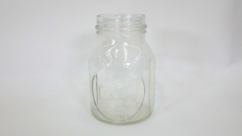 CASTROL: An original glass one pint embossed Castrol oil bottle