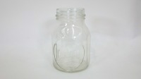 CASTROL: An original glass one pint embossed Castrol oil bottle