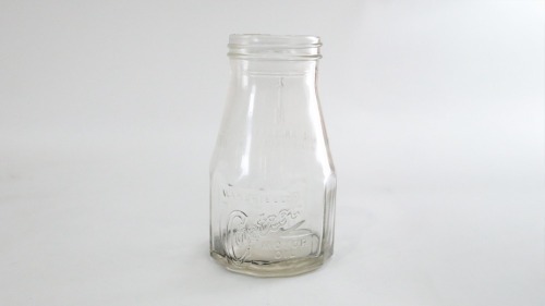 CASTROL: An original Castrol Wakefield one pint glass oil bottle