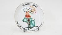 MELBOURNE OLYMPICS: An original ceramic plate from the 1956 Melbourne Olympic Games