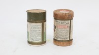EDISON RECORD: An Edison Gold Moulded Records record (3432 - Nightingale & the Frog) in original box together with one Edison Amberol Record box - 2