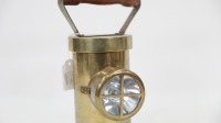 INSPECTION LAMP: A circa 1920s Ceag brass inspection lamp, British patent No.309721/28, 22cm high overall - 2