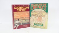CRICKET: Two large hardcover books relating to cricket