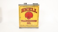 SHELL: A nice c1930s Shell one imperial gallon 'Transmission Oil' tin by J.T. Picken & Sons LTD Print Melbourne - 2