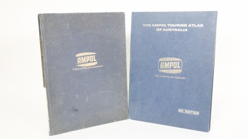 AMPOL: Two c1970s Ampol branded Australian Touring Atlas hardcover books