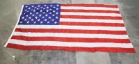 USA: A 50 star large American flag measuring 144cm high and 283cm wide