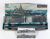 U.S.S MISSOURI: A Tamiya 1:350 scale U.S.S. Missouri model kit in box - 2