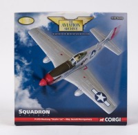 P-51D MUSTANG: A Corgi 1:72 scale North American P-51D Mustang 'Sizzlin' Liz' model in original box