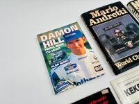 FORMULA 1: Six biographies from F1 drivers and commentators including Damon Hill, Keke Rosberg, Mario ANdretti, Niki Lauda and Murray Walker [Location: Sydney] - 2