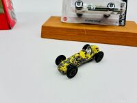 FORMULA 1: Five Formula One 1:64 scale models including a Cooper Maserati by Corgi, two Maserati 4CLT by Matchbox, a Lotus by Matchbox, a Lotus Type 49 by Hotwheels together with a Nova Brix kit of the Brabham BT19 [Location: Sydney] - 3