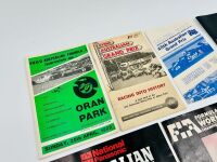 AUSTRALIAN GRAND PRIX: Seven Aus GP programmes from the 1980s together with a 2013 review of the 1955 race and four stickers [Location: Sydney] - 2
