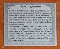 SPEEDBOAT: A scale model of the iconic Riva Aquarama speedboat, on timber base, 160cm long overall [UPDATED DESCRIPTION] - 8