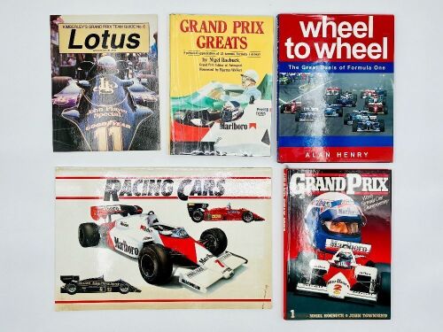 FORMULA 1: Five books featuring Formula 1 [Location: Sydney]