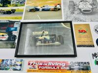 FORMULA 1: Eight photos (two framed) with a group of stickers [Location: Sydney] - 3
