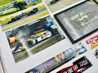 FORMULA 1: Eight photos (two framed) with a group of stickers [Location: Sydney] - 5