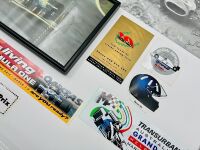 FORMULA 1: Eight photos (two framed) with a group of stickers [Location: Sydney] - 8