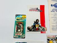 KARTING: A group of karting items including two race programmes, stickers and five models of different scales [Location: Sydney] - 4