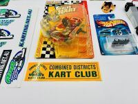 KARTING: A group of karting items including two race programmes, stickers and five models of different scales [Location: Sydney] - 8