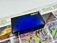MG LOLA: A 1:32 scale slot car by Scalextric of the MG Lola EX257 together with poster [Location: Sydney] - 7