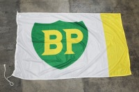 BP: A BP flag, 83cm high, 130cm wide