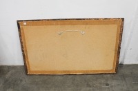 PRESSED COPPER: Two pressed copper wall art pieces, one maritime and other rustic homestead, largest 54cm high, 117cm wide - 5