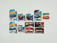 RACE CARS: Ten 1:64 scale models from Hot Wheels and Matchbox, mostly race cars [Location: Sydney]