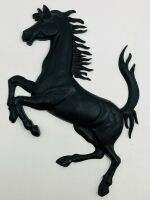 FERRARI: A cast metal Cavallino Rampante (Prancing Horse), approx 40cm high x 30cm wide - 2