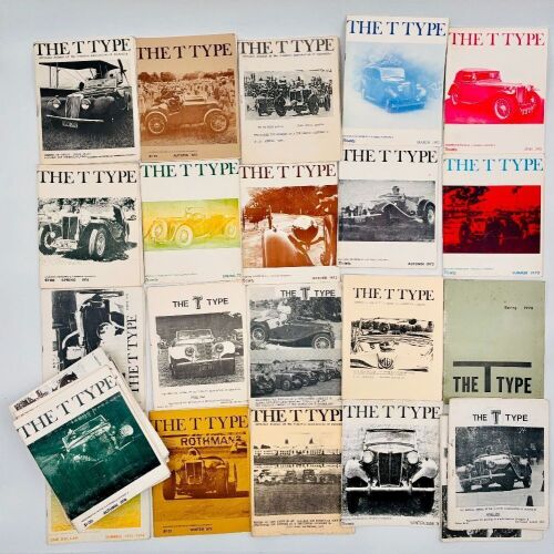 198 · MG: A group of 31 issues of 'The T Type', the official journal of the T Series Association of Australia [Location: Sydney]